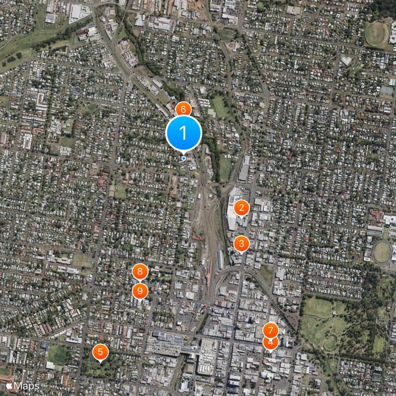 Toowoomba Mappa