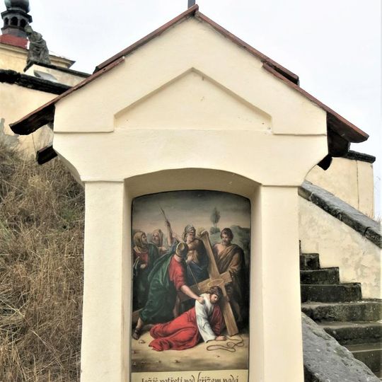 Kaplička IX. zastavení křížové cesty u Ostrého
