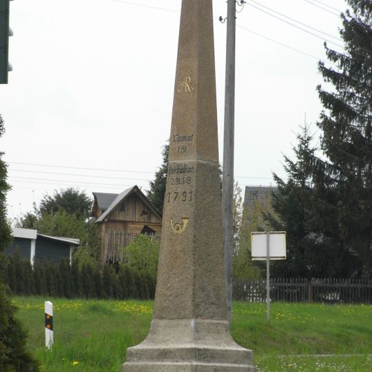 Kursächsische Postmeilensäule Schönfels