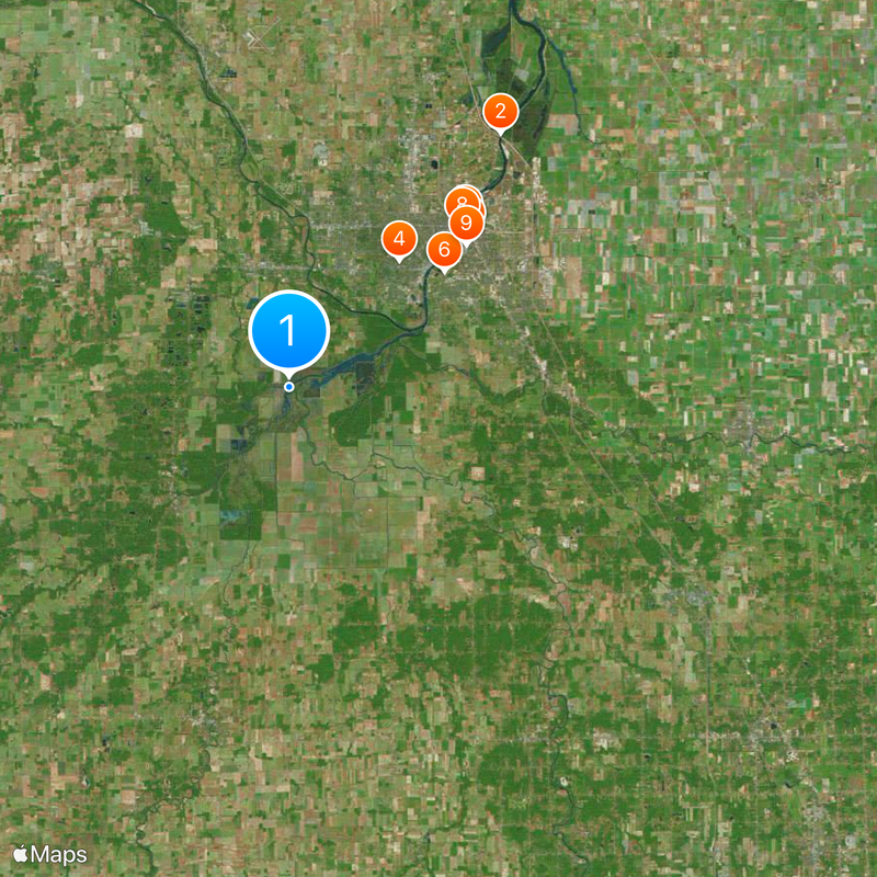 Flint River Map