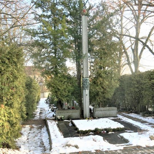 Pomník padlým rudoarmějcům v Lysé nad Labem