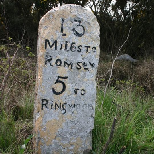 Milestone 200m north east of Handy Cross