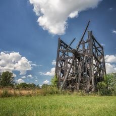 Wiatrak koźlak w Malawiczach Dolnych