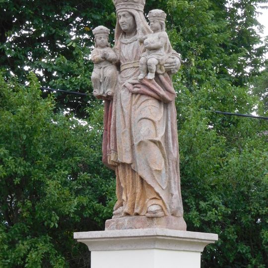 Statue of Saint Anne in Lipno
