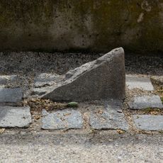 Memorial stone of 2002 flood in České Budějovice