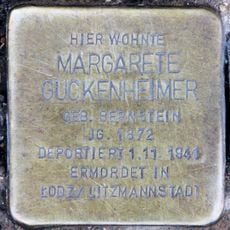 Stolperstein dedicated to Margarete Guckenheimer