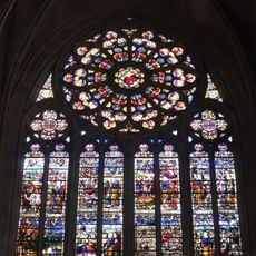 South rose window of Cathédrale Saint-Étienne d'Auxerre