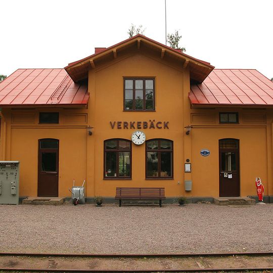 Smalspårsjärnvägen på sträckan Verkebäck-Totebo