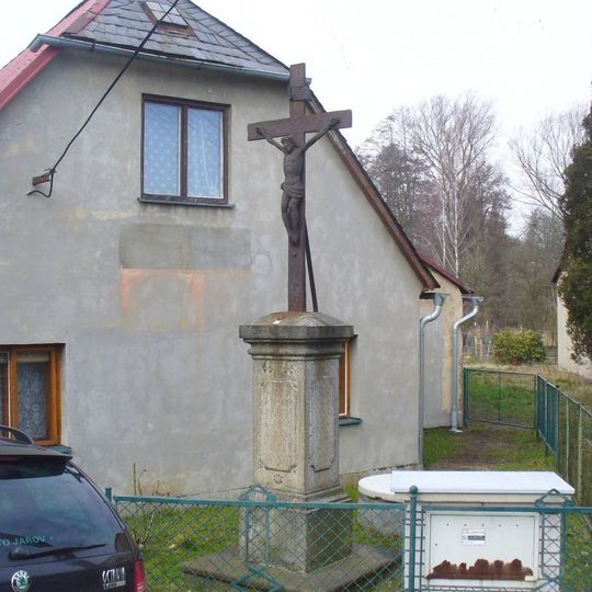 Kříž u domu Františkova 200/1 v Jiříkově