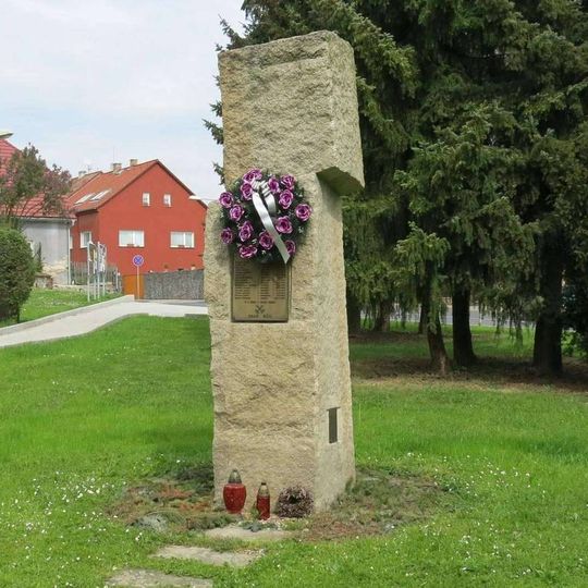 Pomník obětem důlního neštěstí 1963 v Modlanech