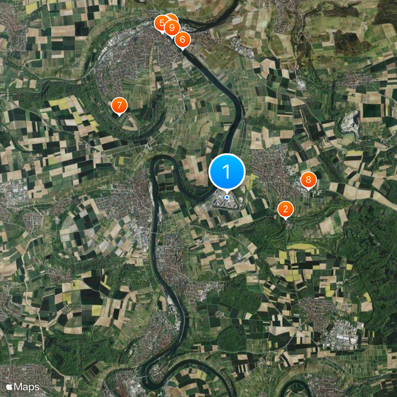 Neckarwestheim Nuclear Power Plant Map