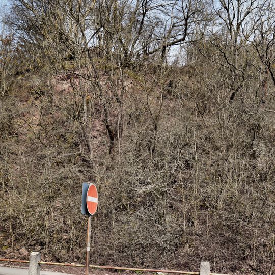 Grauwackefels am Hain