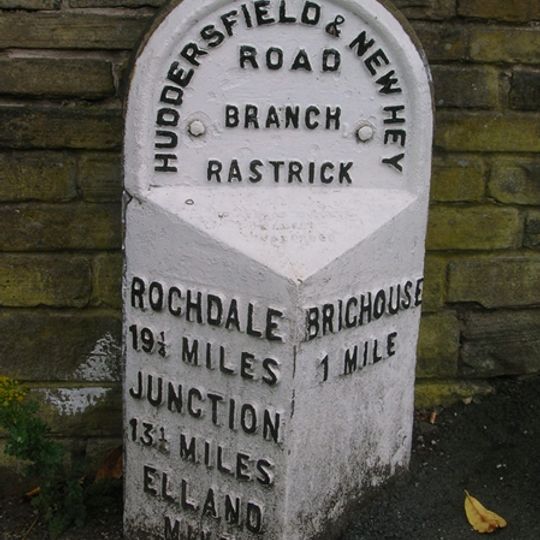 Milestone, 10 Metres Below Entrance To St Matthews Vicarage At Ngr Se 139216