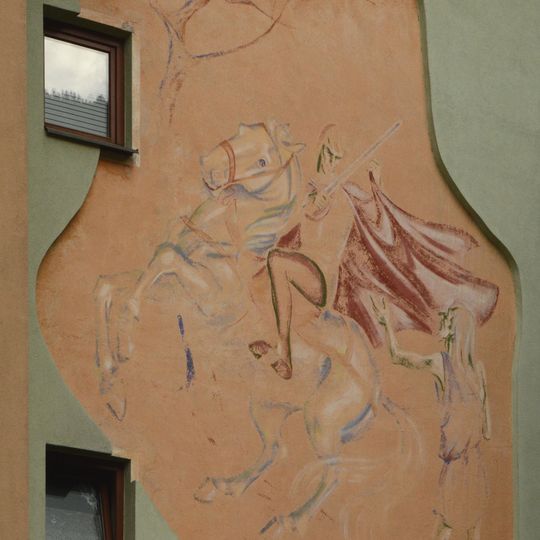 Wandmalerei hl. Martin