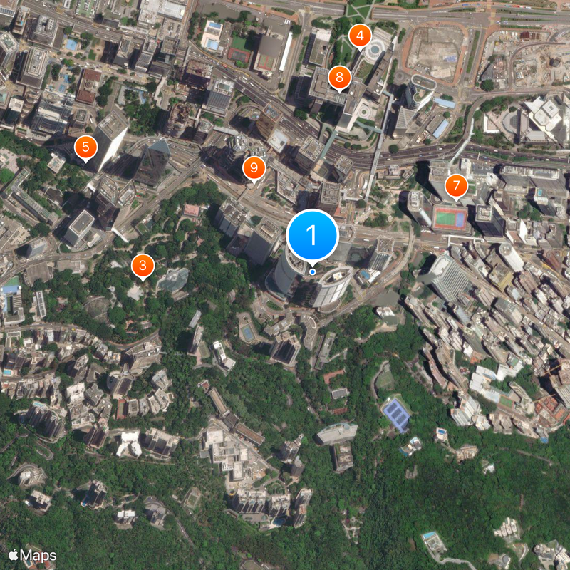 Pacific Place Map