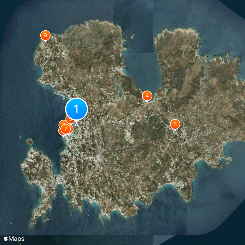 Mykonos Map