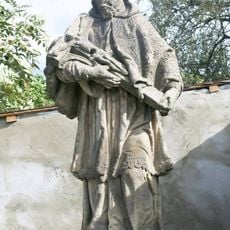 Socha svatého Jana Nepomuckého naproti domu 184 v Martinově