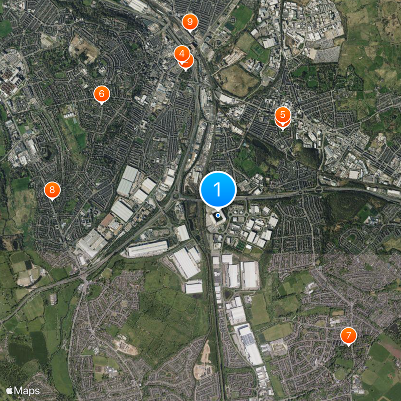 Britannia Stadium Map