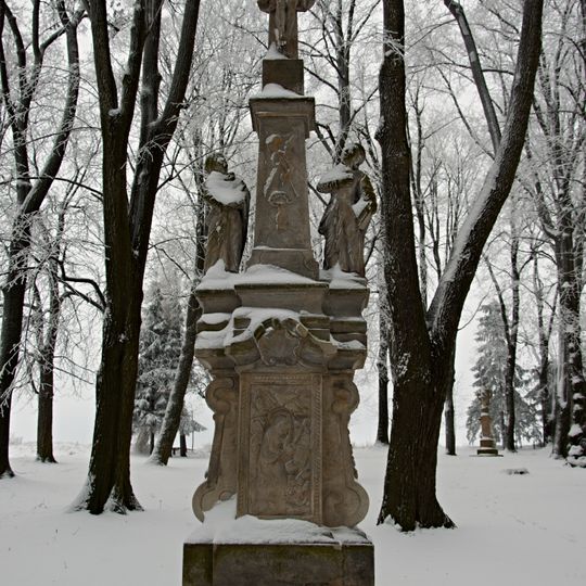 Sousoší u kaple Navštívení panny Marie