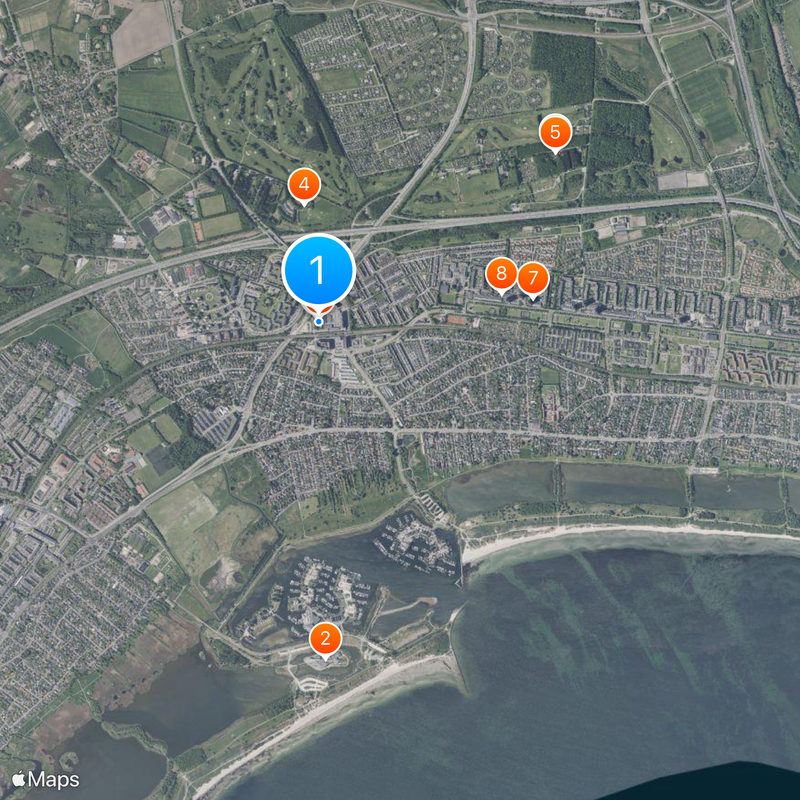 Vallensbæk Map
