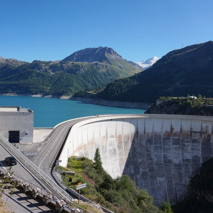 Tignes damm