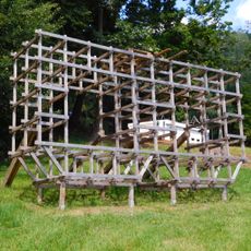 Sculpture in Na Bojišti park - Bojiště Trutnov emblem