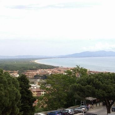 Beaches along the Italian coast