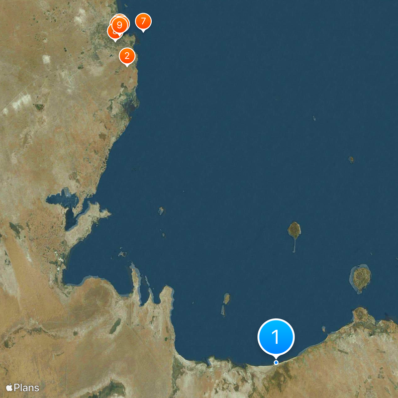 Barakah nuclear power plant Map