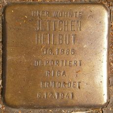 Stolperstein dedicated to Jettchen Heilbut