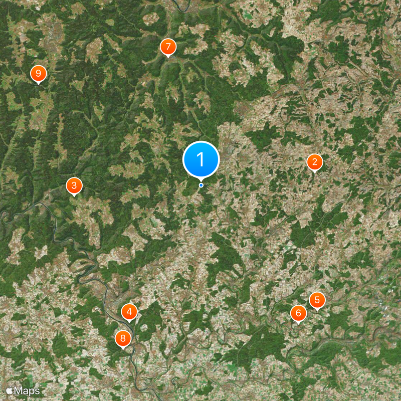 Circondario di Neckar-Odenwald Mappa