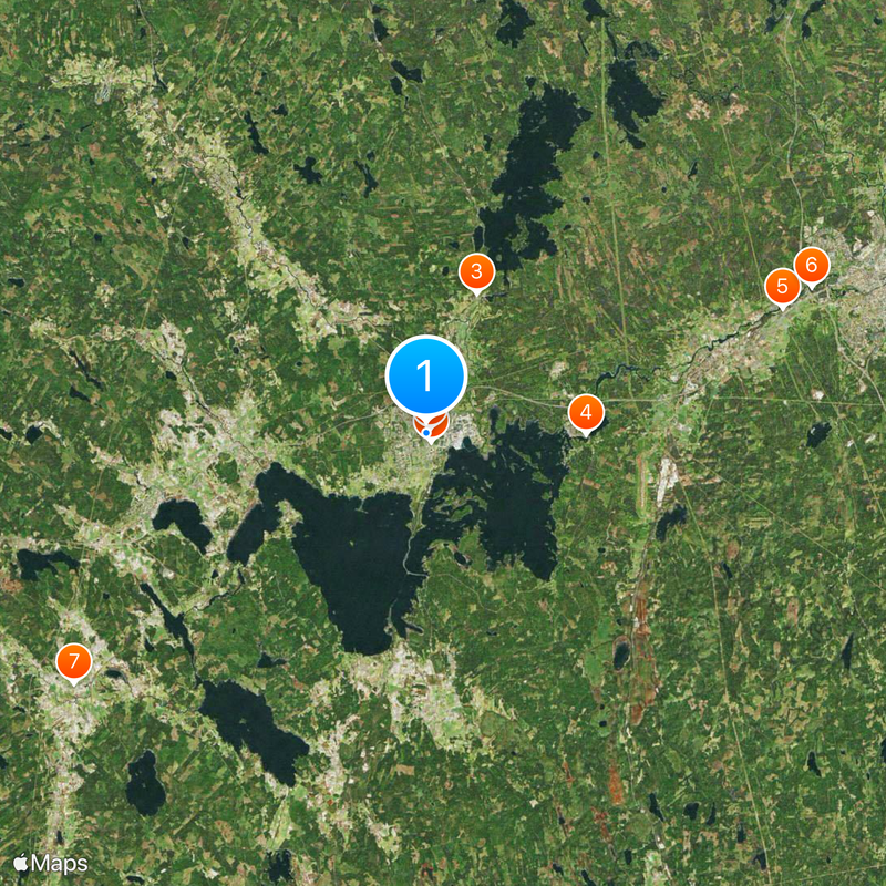 Sandviken Map