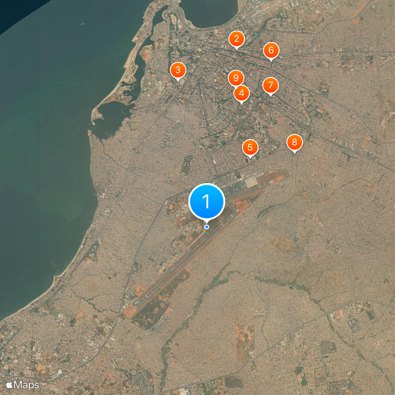 Quatro de Fevereiro Airport Map