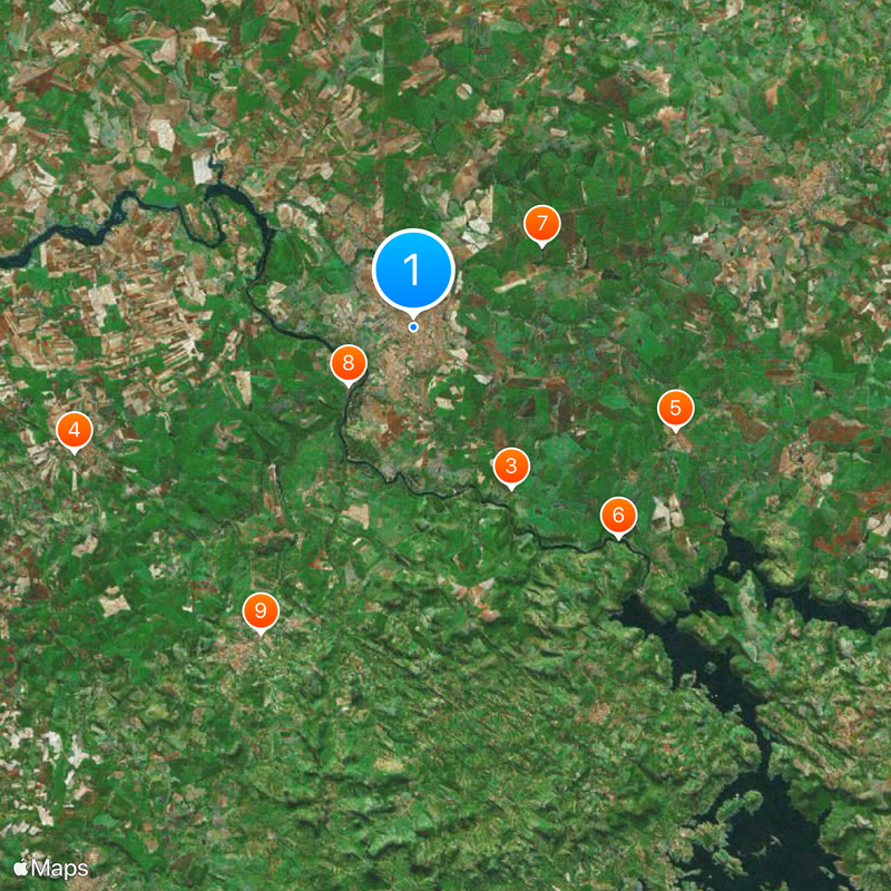 Ourinhos Map