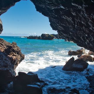 Sea cave at Waiʻānapanapa State Park