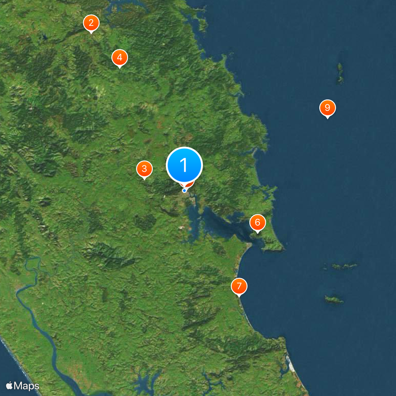 Whangārei Map