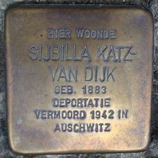 Stolperstein en memoria de Sijbilla Katz-van Dijk