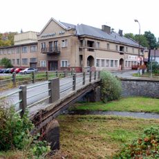 Bridge of Nádražní street over the Červený potok in Hořovice