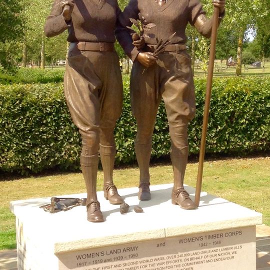 National Memorial Arboretum, Women&#39;s Land Army and Timber Corps Memorial