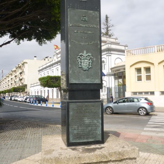 Monolito a la Constitución, Melilla