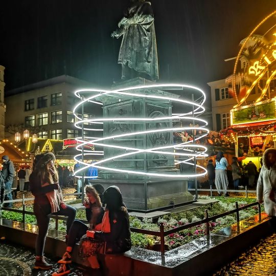 Der Bürger; Lichtskulpturen Beethoven 2020