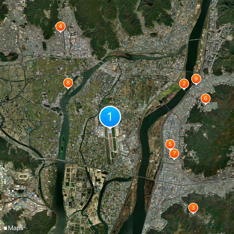 Gimhae International Airport Map