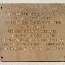 Commemorative plaque