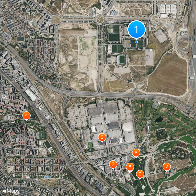 Ciudad Real Madrid Mapa