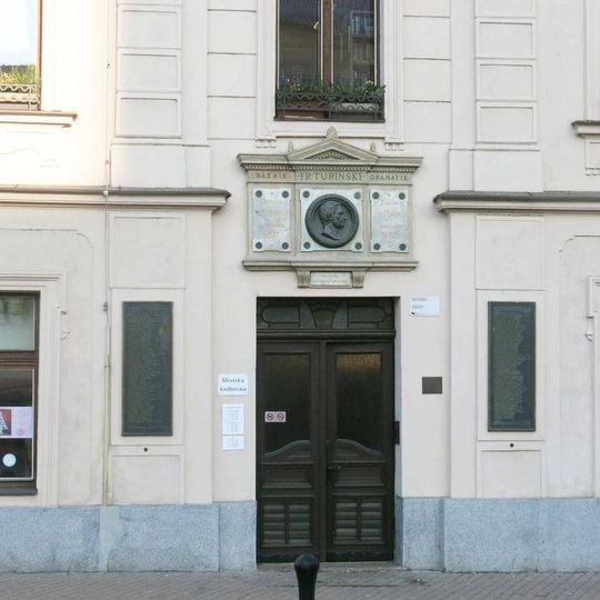 Plaque of František Turinský