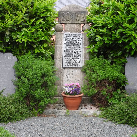 War memorial Weitisberga