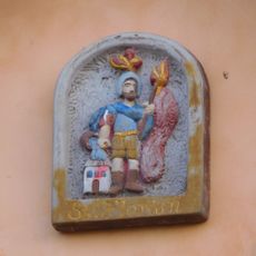 Relief of St. Florian in Šeberov