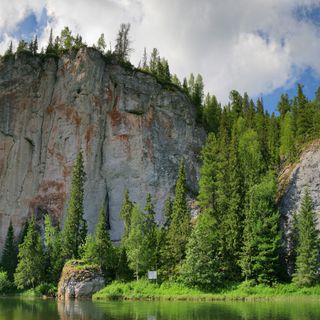 Varysh Rock on the Beryozovaya River