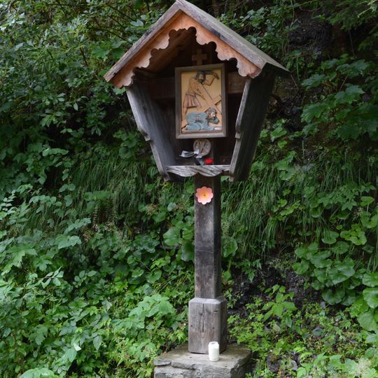 Bildstock am Kreuzweg zur Kapelle am Klaunzerberg, 9. Station