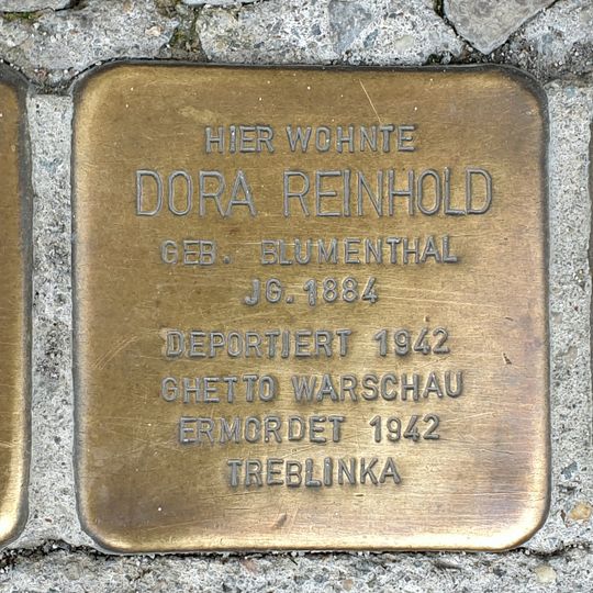Stolperstein en memoria de Martin Dr. Reinhold
