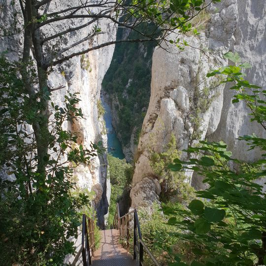 Starting Point of the Blanc-Martel Trail